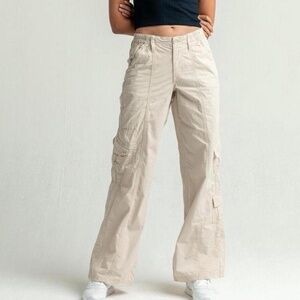 BDG Urban Outfitters Y2K Beige/Tan Low-Rise Cargo Pants